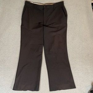 Footjoy Golf Pants Mens 38x31 Black Flat Front‎ Stretch Lightweight Pockets